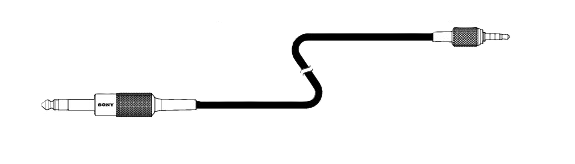 CABLE (WITH PLUG) MDR-MV1